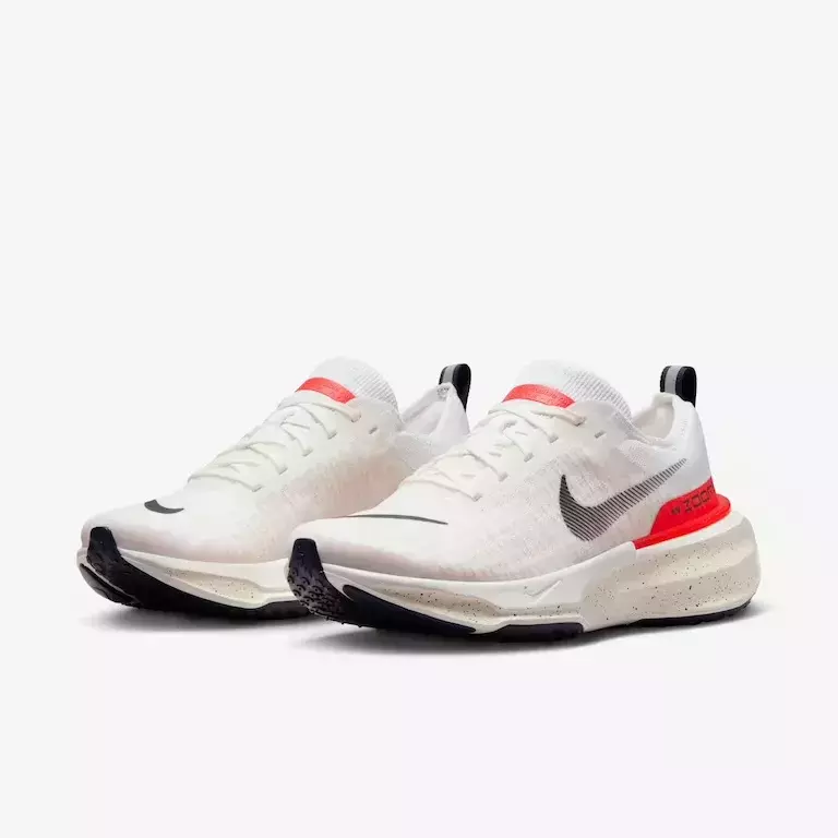 Nike ZoomX Invincible Run Flyknit 3 White Bright Crimson