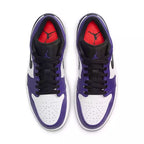 Air Jordan 1 Low Court Purple White